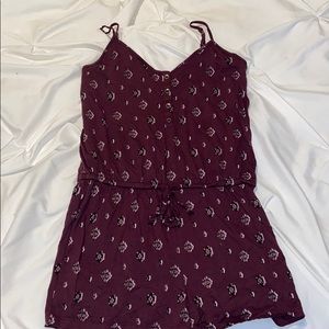 Maroon romper